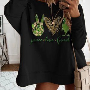 Peace Love and the Grinch Sweatshirt
